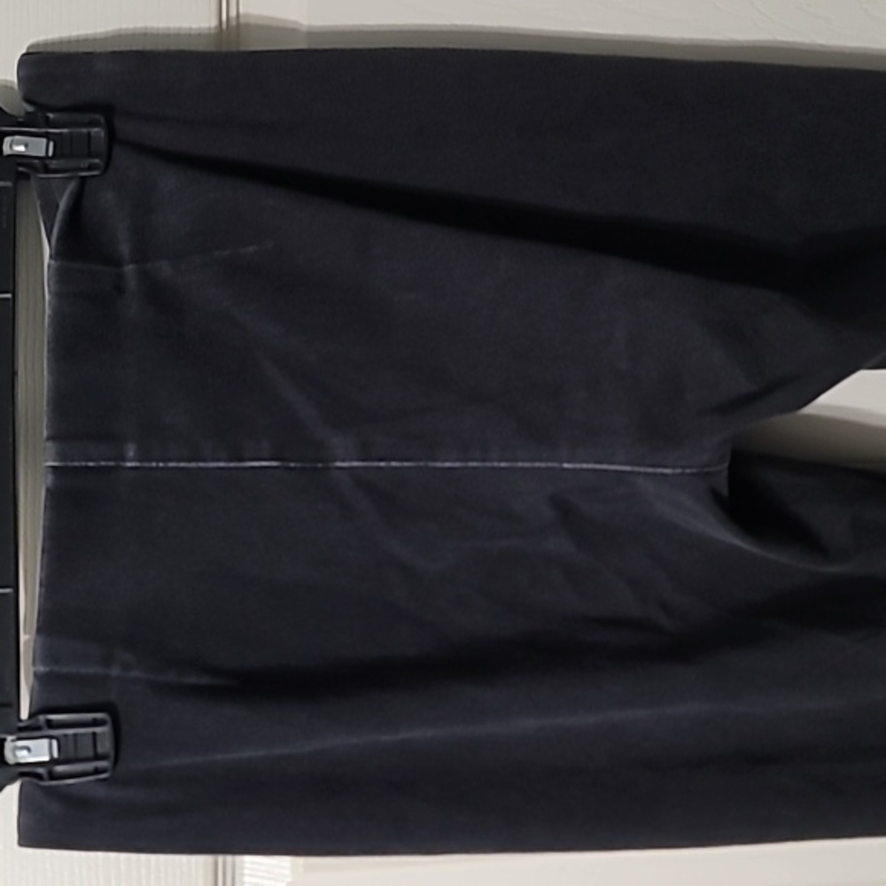 LIOR Paris 'Star' Faded Black Raw Hem Patchwork Jean-ish Leggings Women's 4 - Picture 8 of 10